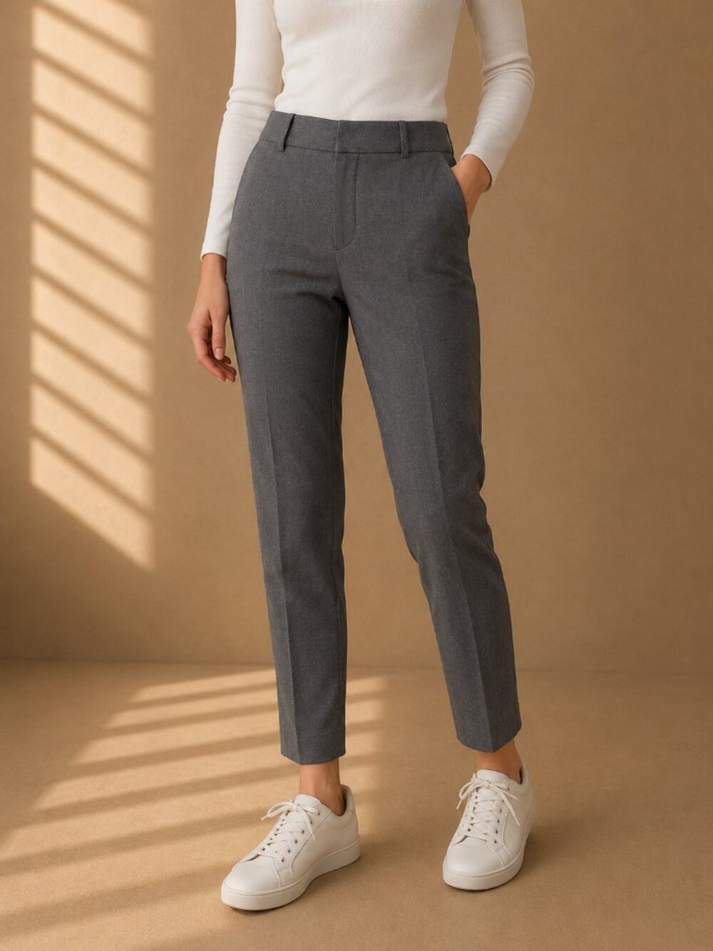 💙 2 for $20 💙 Denver Hayes Gray Slim Dress Pants Office Casual (Women’s 4)